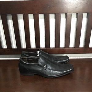 Aldos black suit shoes